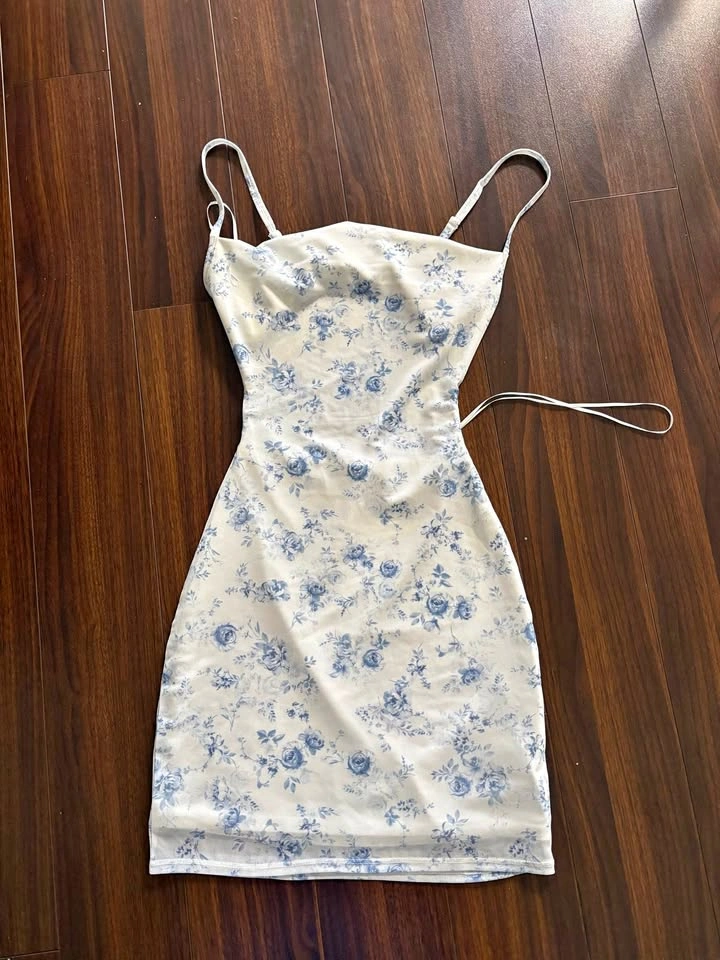 GARAGE floral mini dress