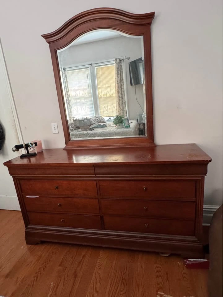 Vanity Dresser with Mirror - photo 2