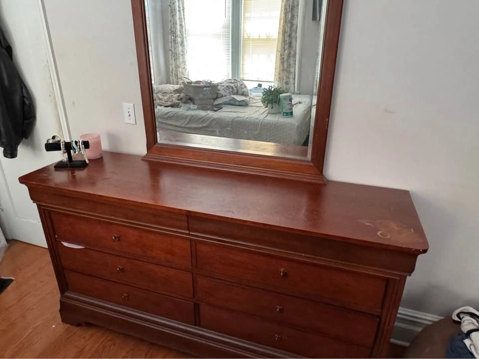 Vanity Dresser with Mirror - photo 4