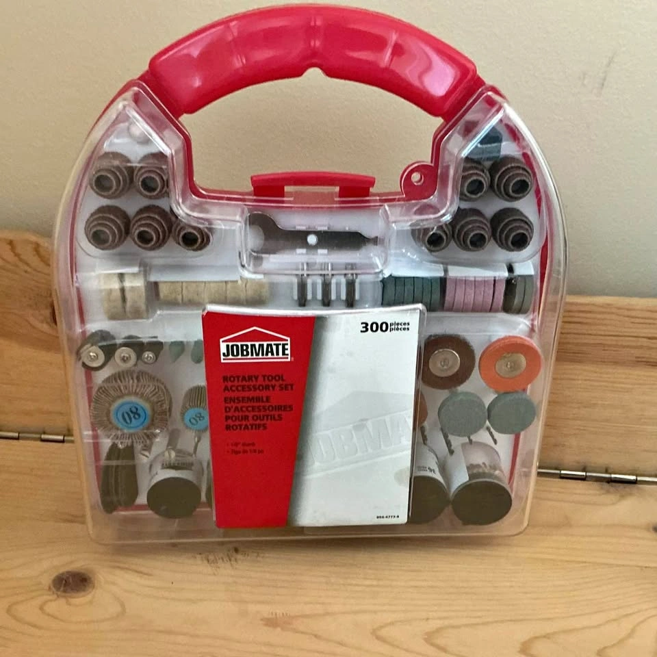 Job Mate 300 Piece Rotary Tool Accessory Set - Never Used