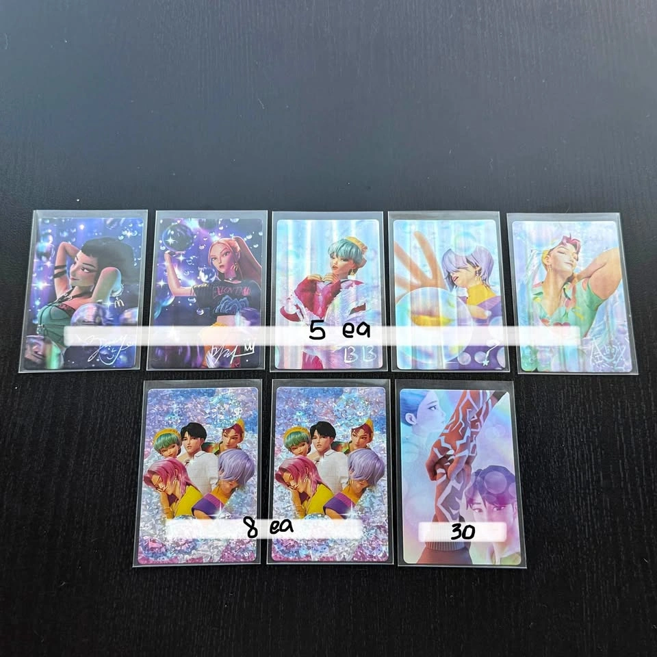 Kpop Demon Hunter McDonald's Photocards