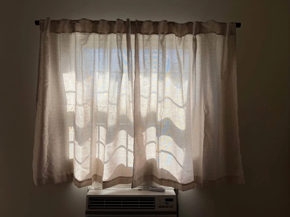 Natural White Linen Curtains - photo 3