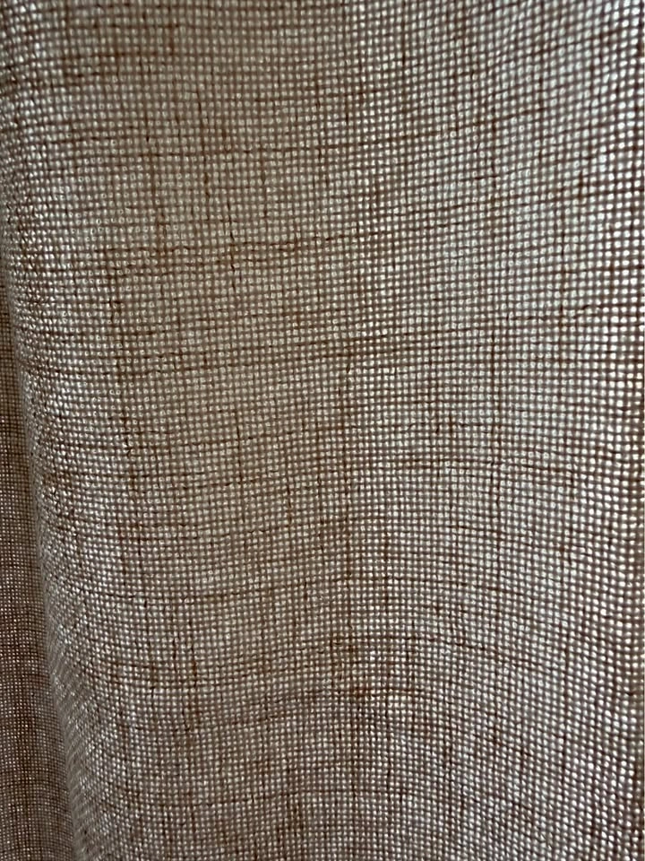 Natural White Linen Curtains - photo 4