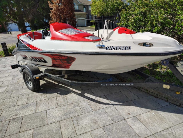 215hp 2007 Seadoo Speedster 150 Jet Boat w/ Trailer - photo 2