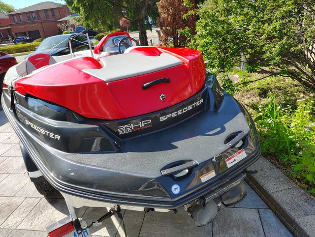 215hp 2007 Seadoo Speedster 150 Jet Boat w/ Trailer - photo 3