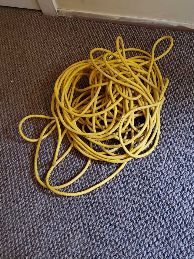 Yellow 100ft Extension Cord