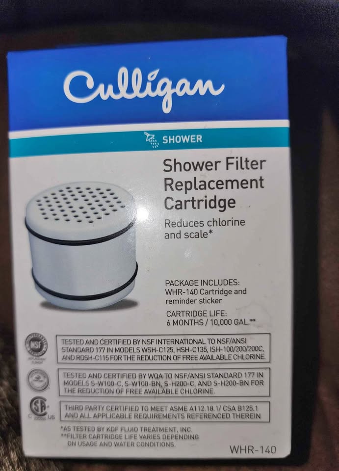 Culligan shower filter replacement