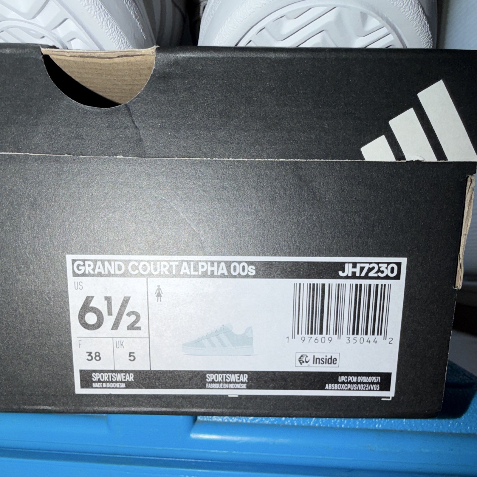 Adidas Grand Court Alpha 00s White Low Top Sneakers JH7230 - photo 2