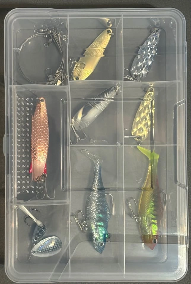 Brand New Fishing Lures and Tackle Box - photo 3