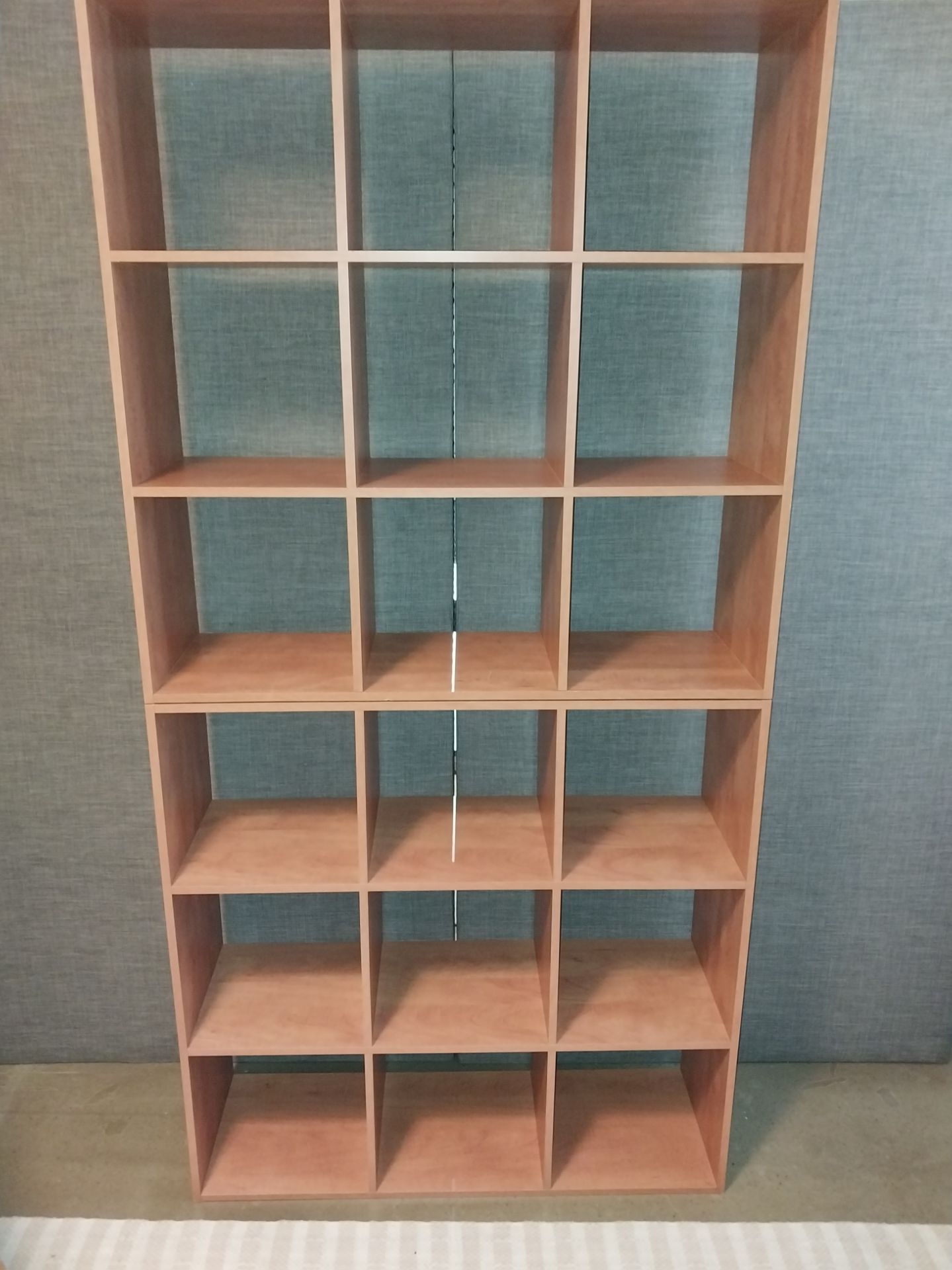 2 Matching 9-Cube Organizer Shelves - Great Condition - photo 4