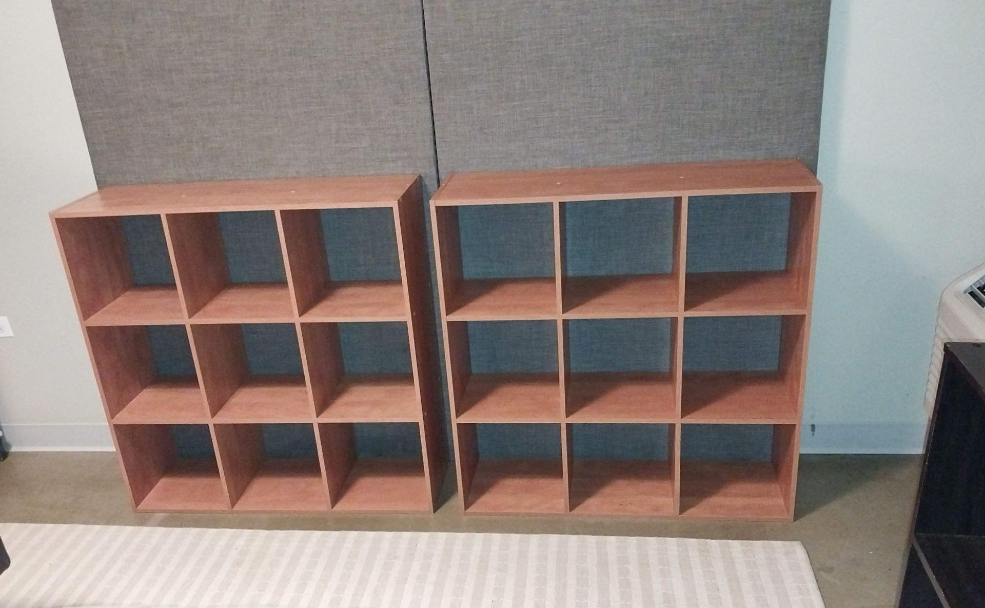 2 Matching 9-Cube Organizer Shelves - Great Condition - photo 5