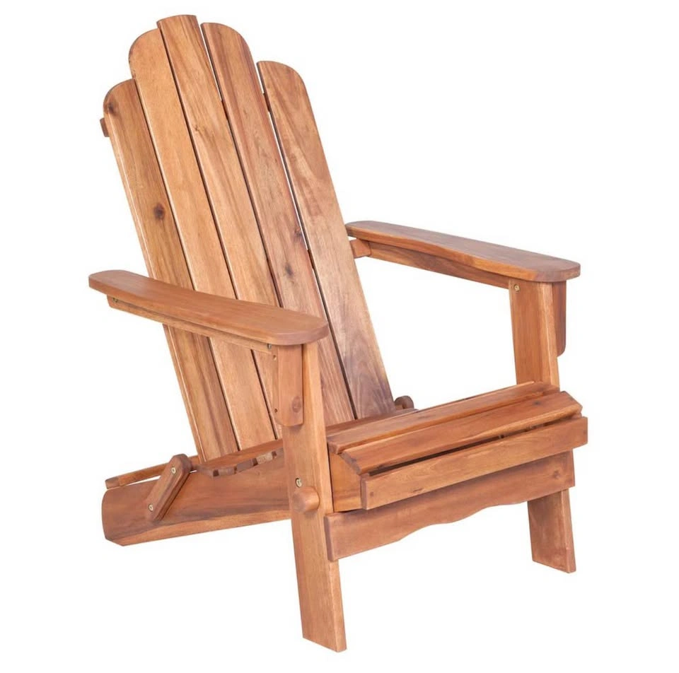 Set of 2 Solid Acacia Wood Muskoka Chairs - Brand New - photo 3