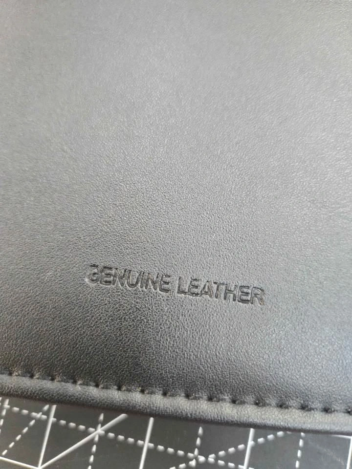 Genuine Leather Padfolio Portfolio Notepad Folder for Resumes iP - photo 4