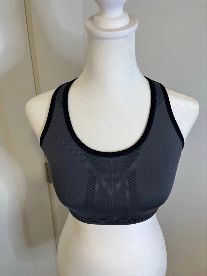Calvin Klein Women's Gray Sports Bra - Size XS - photo 2