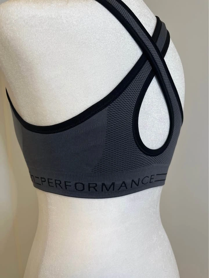 Calvin Klein Women's Gray Sports Bra - Size XS - photo 4