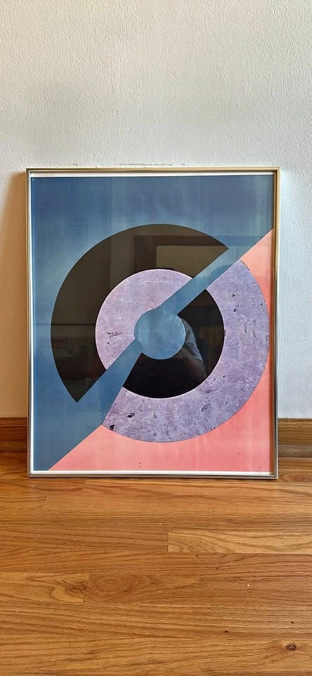 Framed Abstract Poster