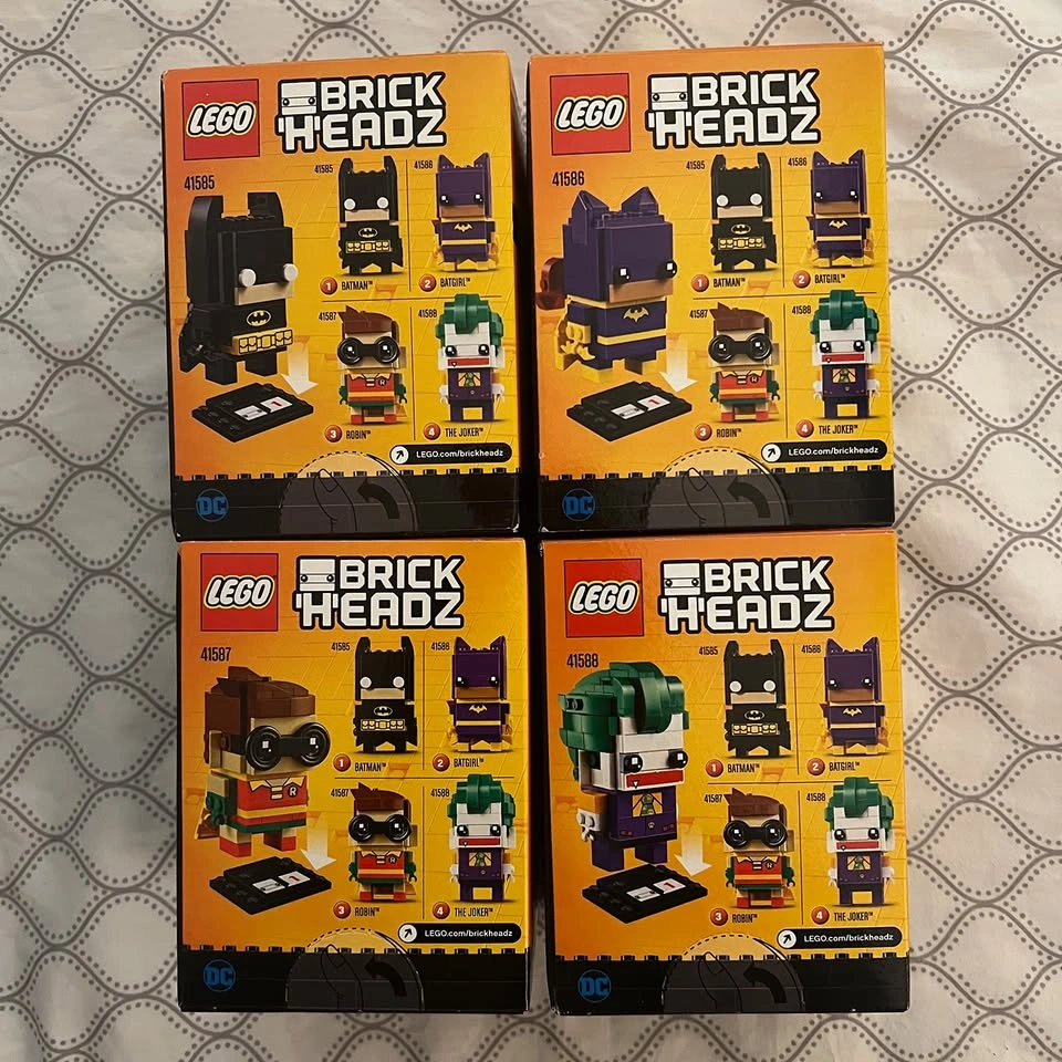 RETIRED LEGO BrickHeadz DC Comics Super Heroes 41585-41588 NEW! - photo 2