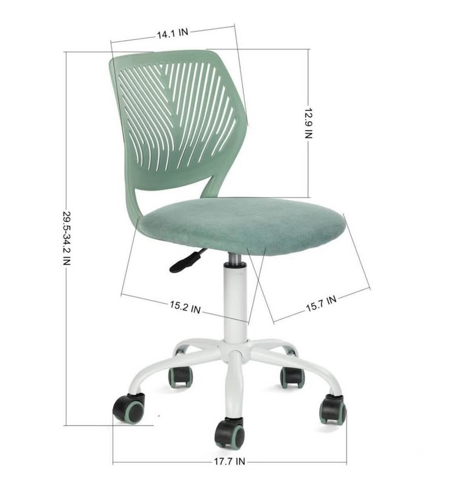 🔥 NEW Ergonomic Student Desk Chair - Green Chair only - photo 5