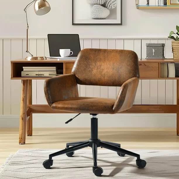 Adjustable Swivel Desk Chair with Armrest - photo 3