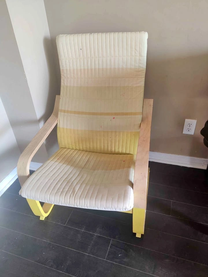 Used good condition yellow IKEA chair