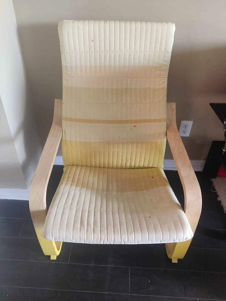 Used good condition yellow IKEA chair - photo 2