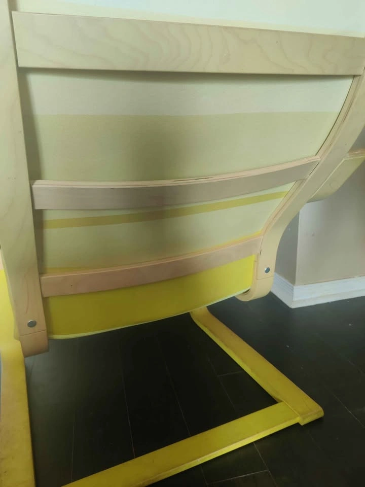 Used good condition yellow IKEA chair - photo 3