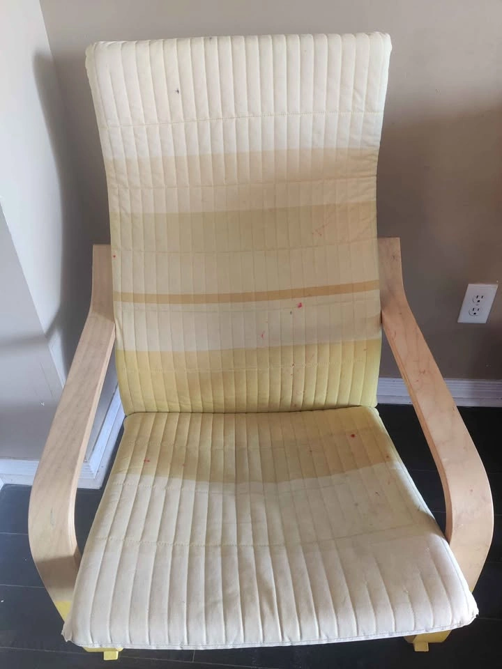 Used good condition yellow IKEA chair - photo 4