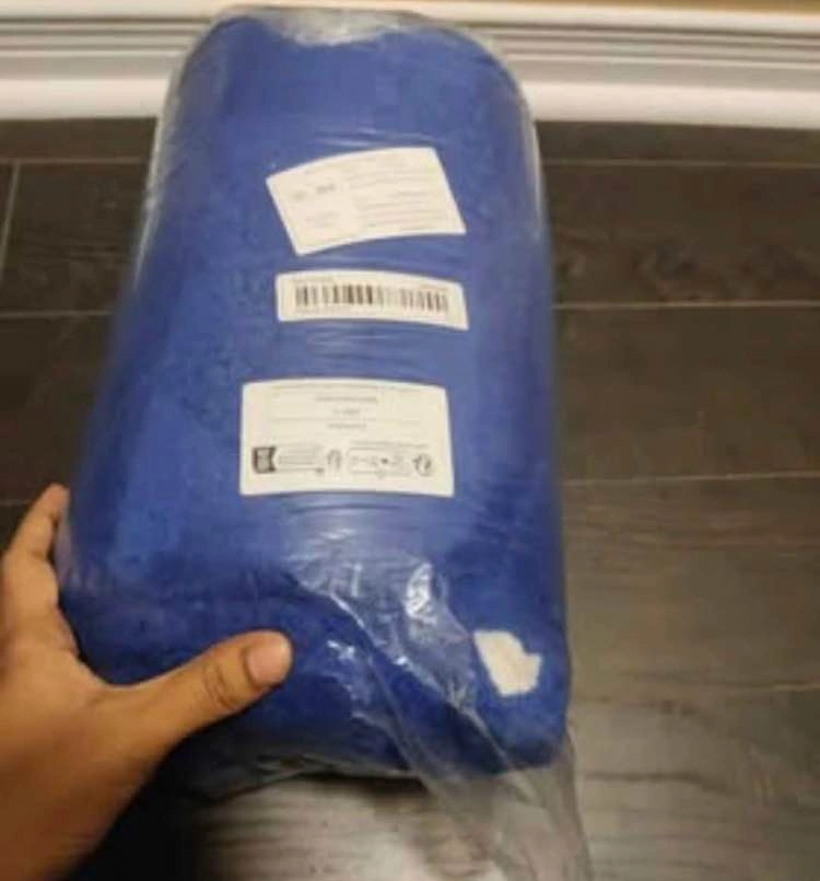 Brand new luxury velvet smooth and cozy blue double layer warm b - photo 4