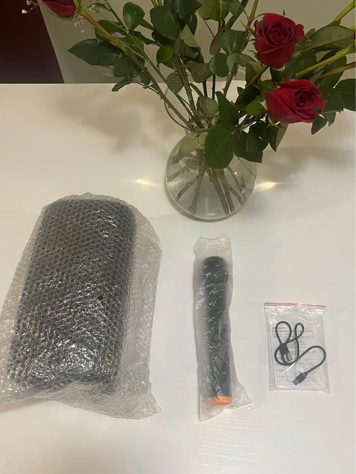 Portable Bluetooth Speaker with LED Lights and Mic - photo 2
