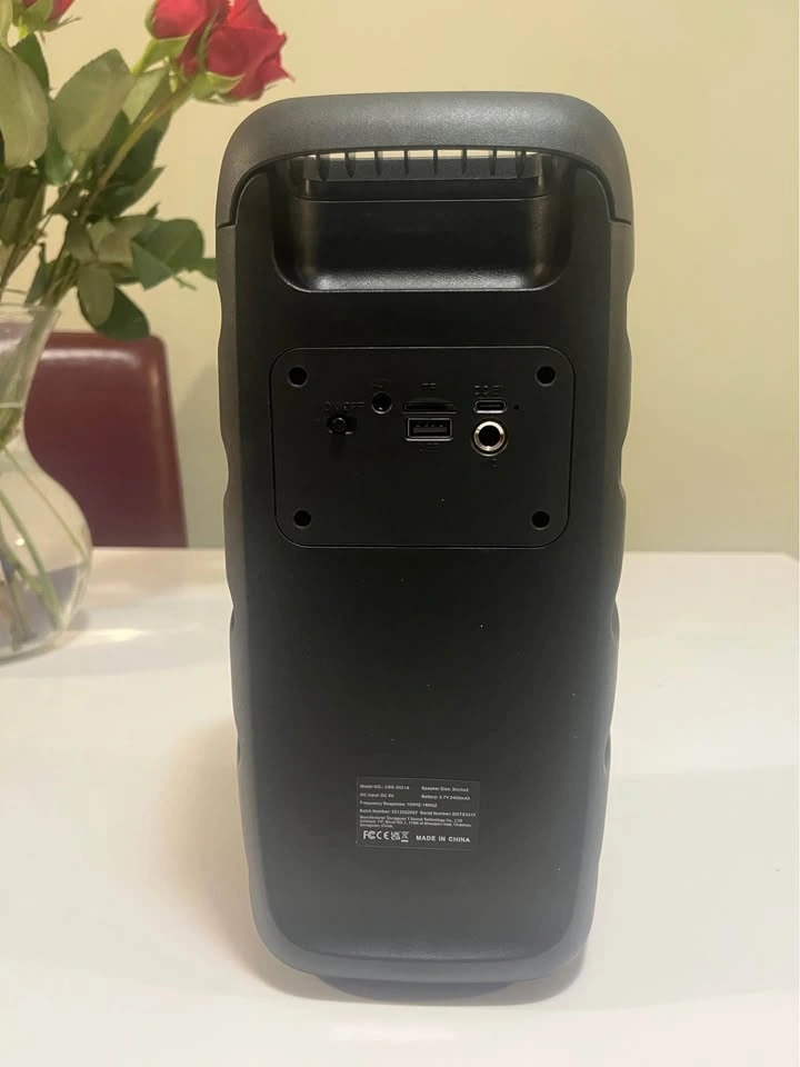 Portable Bluetooth Speaker with LED Lights and Mic - photo 3