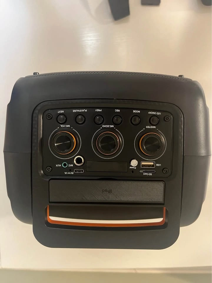 HWWR Karaoke Machine Bluetooth Speaker w/ 2 Mics - photo 5