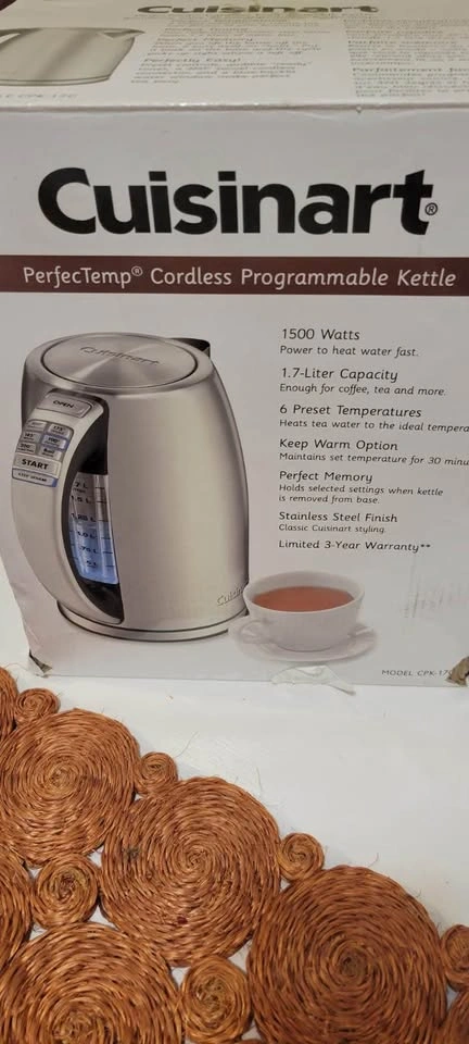 Cuisinart PerfecTemp Stainless Steel Cordless Electric Kettle - photo 5