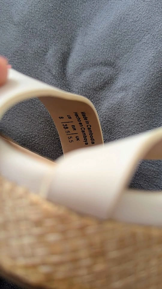 ALDO White Raffia Wedge Sandals - photo 4