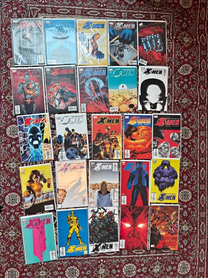 Astonishing X-Men Comic Book Collection (2004) #1-24 + Giant-Siz
