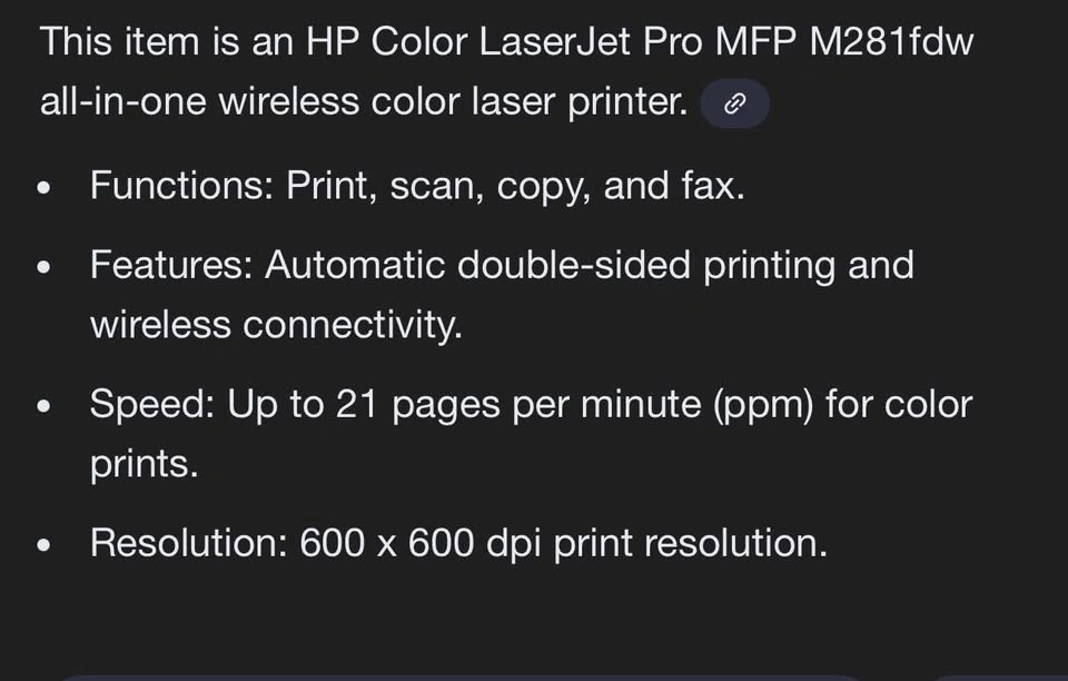HP Colour LaserJet Pro Printer - photo 3