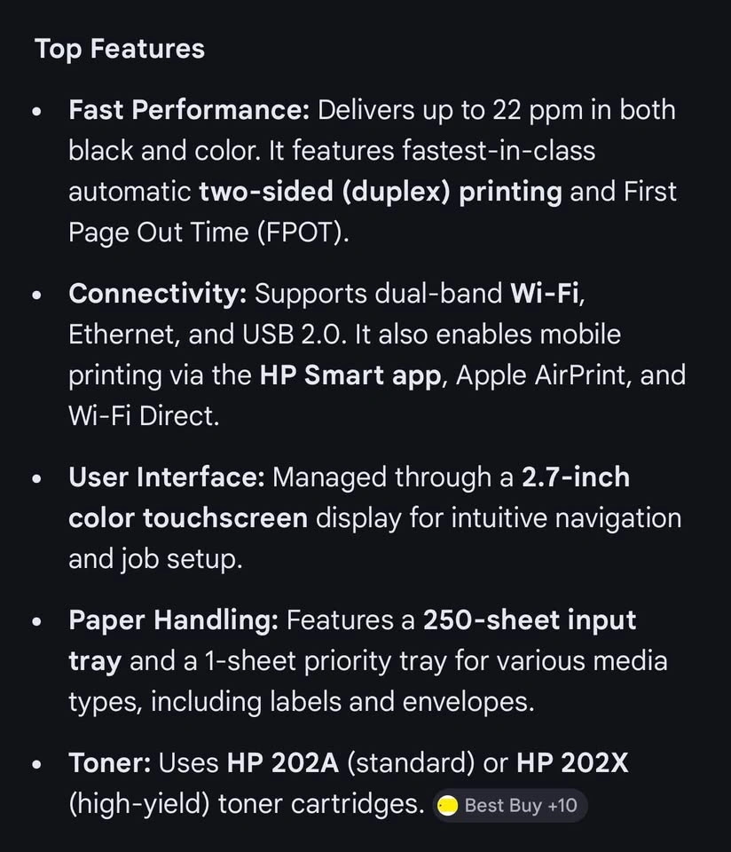 HP Colour LaserJet Pro Printer - photo 4