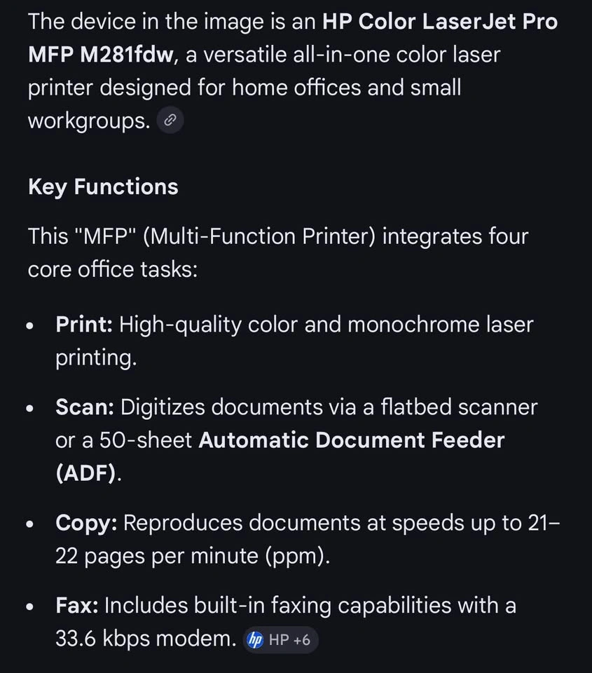 HP Colour LaserJet Pro Printer - photo 5