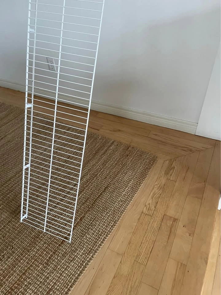 7.5 ft White Wire Shelving Unit, No Hardware - photo 2