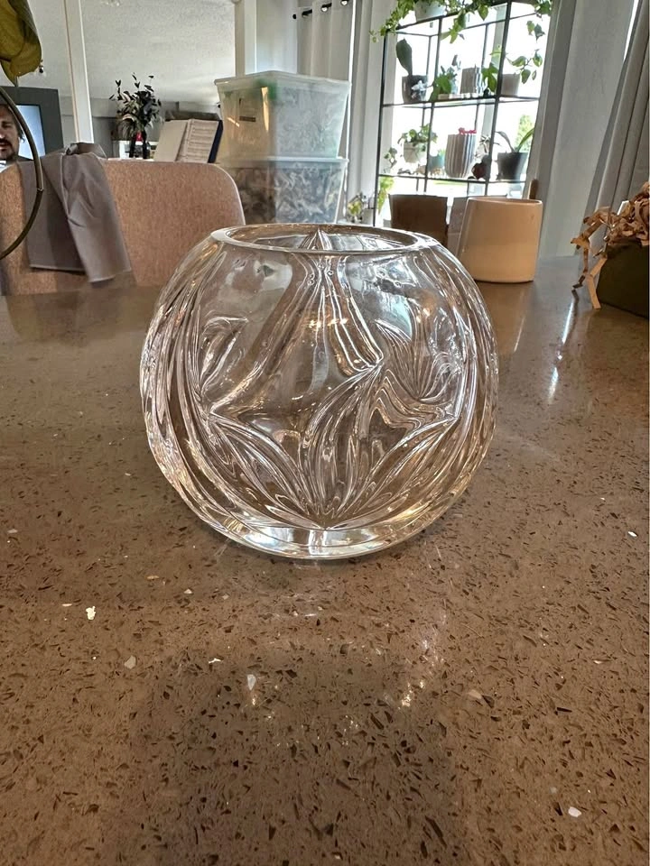 Crystal Vintage Votive Bowl
