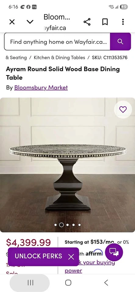 Camel Bone Dining Table and Desk