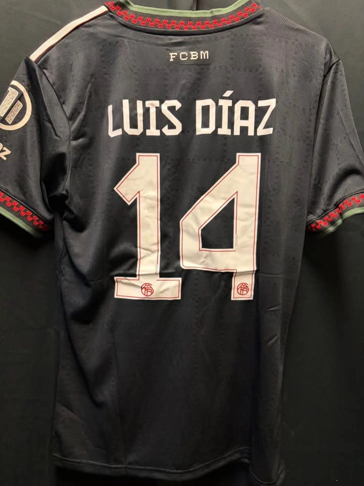 Luis Diaz Bayern Munich 2025/26 Third Jersey - photo 4