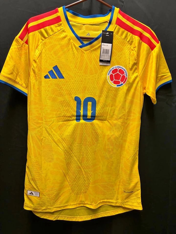 James Rodriguez Colombia 2026 Home Jersey