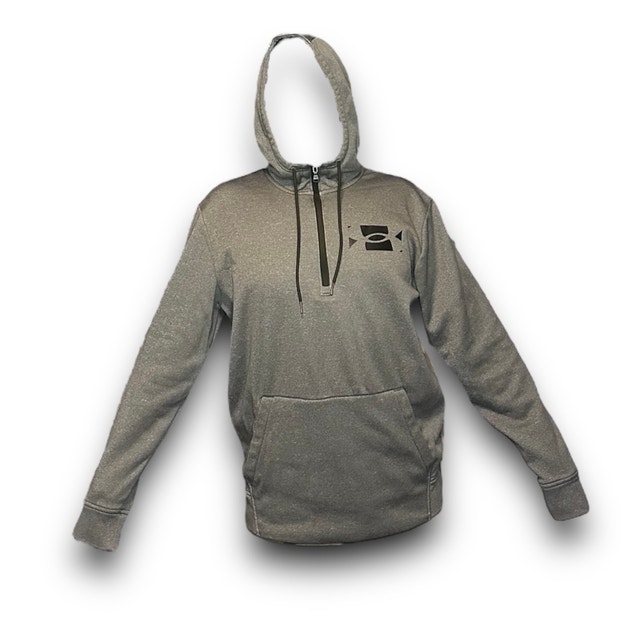 Under Armour Gray Hoodie - Size Medium, Loose Fit - photo 4