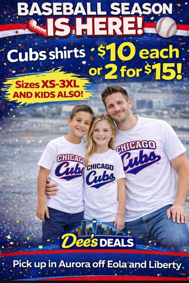Cubs or Sox Shirts - $10 or 2 for $15! Kids/Adults to 3XL - photo 2