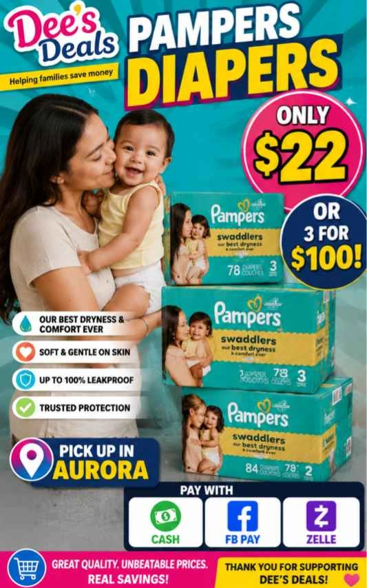 Pampers Diapers Sale $22 a box - photo 3