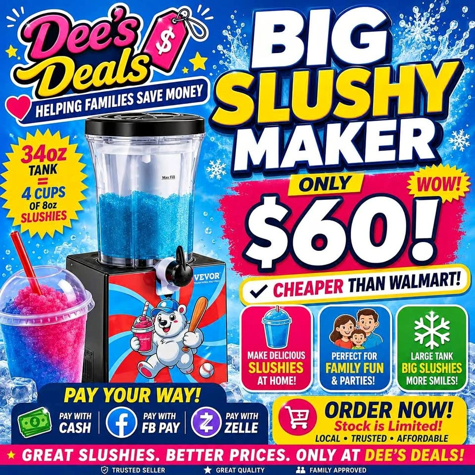Big Slushy Maker $60