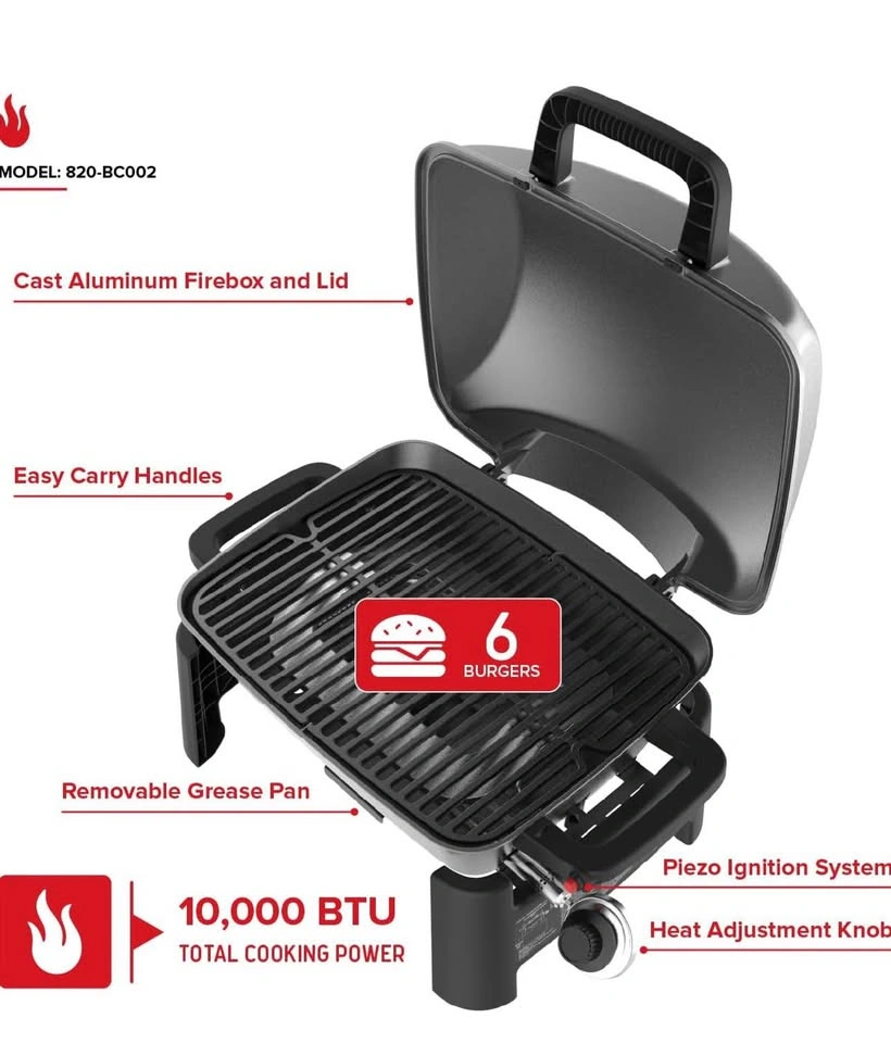 Nexgrill Portable Propane Grill with Cast Iron Grates - photo 3