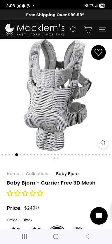 Baby Bjorn Mesh Carrier