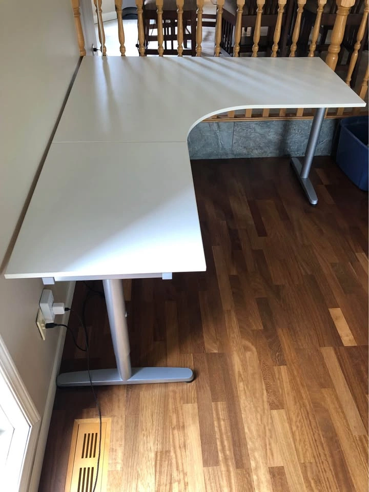 IKEA Galant Heavy-Duty Modular Corner workstation W/ Adjustable - photo 2