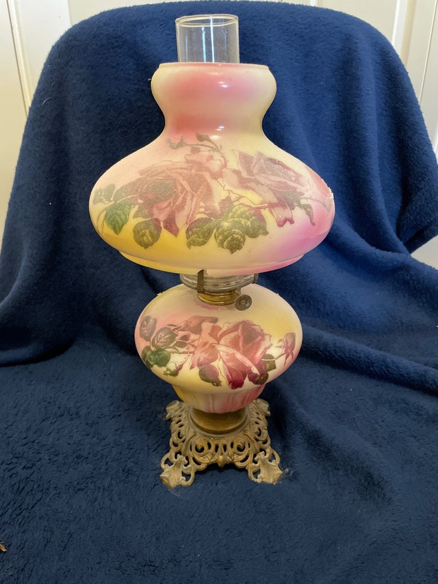 Antique Oil Lamp fr Nova Scotia